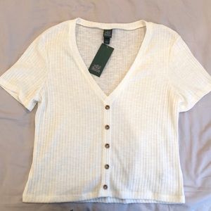 NWT Wild Fable short-sleeve crop